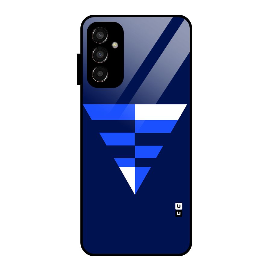 Minimalistic Abstract Inverted Triangle Glass Back Case for Galaxy F13