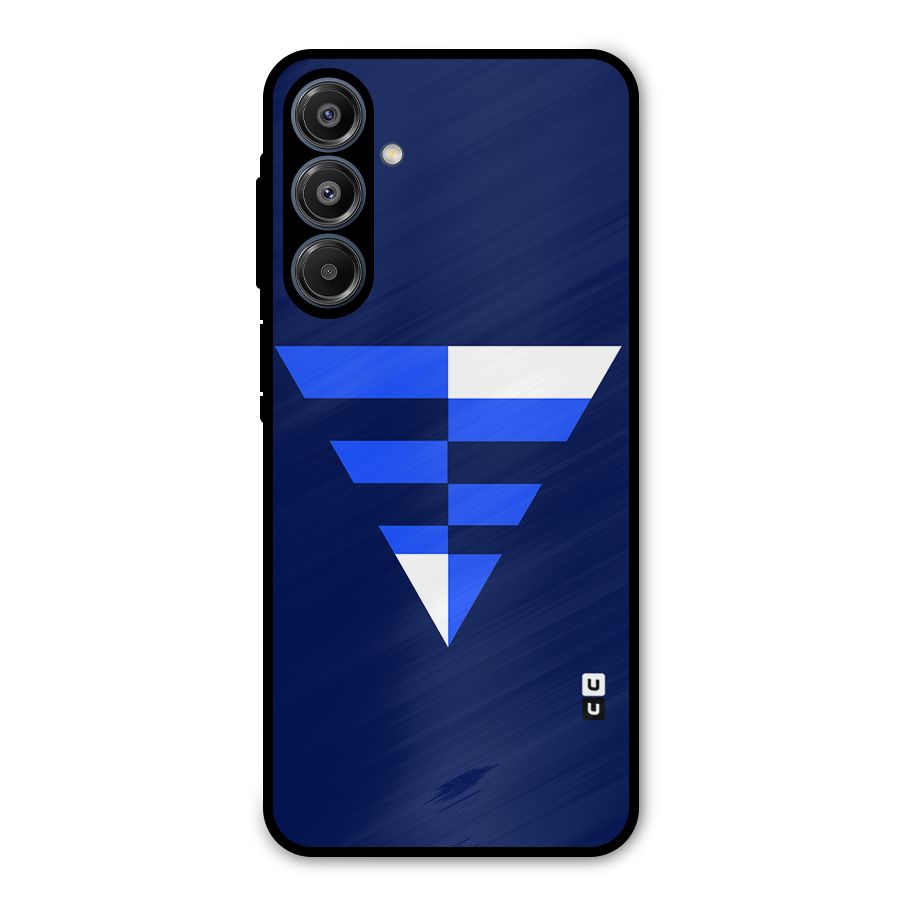 Minimalistic Abstract Inverted Triangle Metal Back Case for Galaxy A16 5G