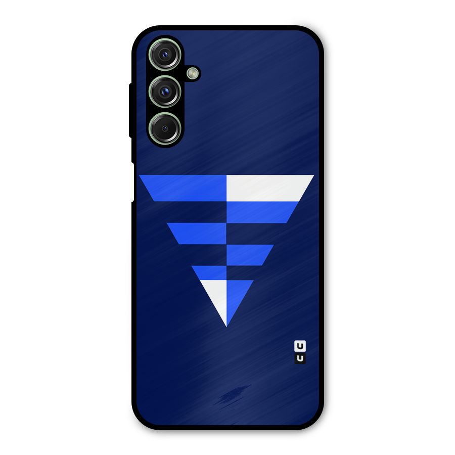 Minimalistic Abstract Inverted Triangle Metal Back Case for Galaxy F34