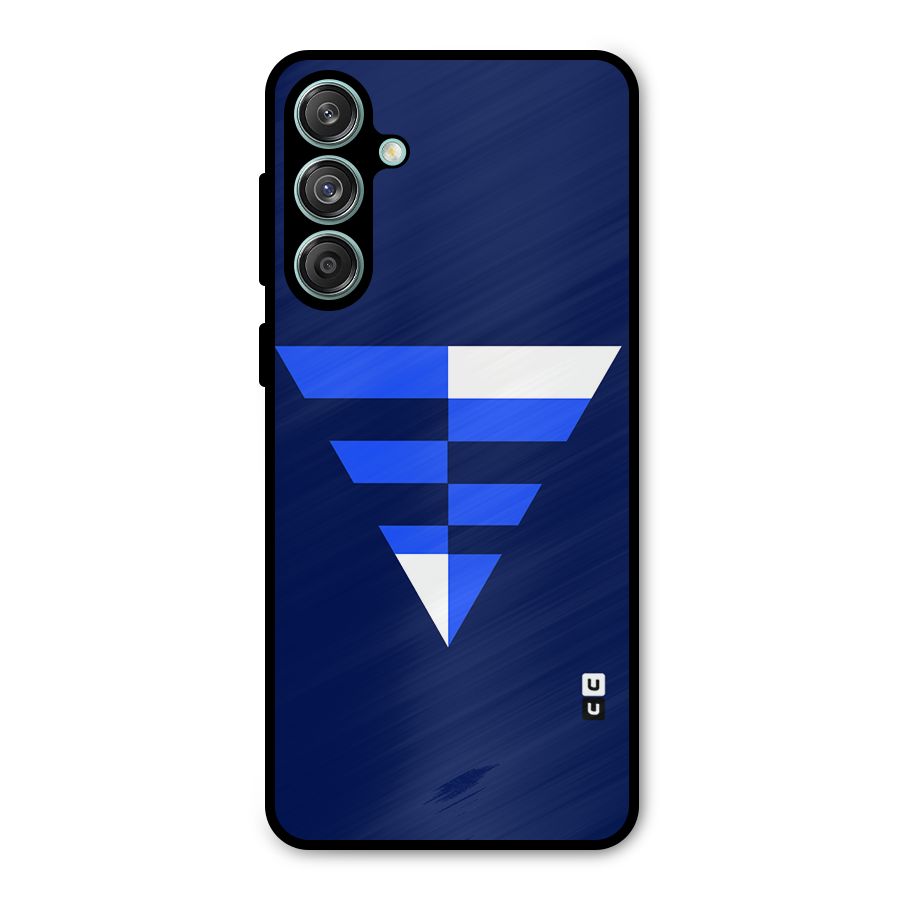 Minimalistic Abstract Inverted Triangle Metal Back Case for Galaxy M55 5G