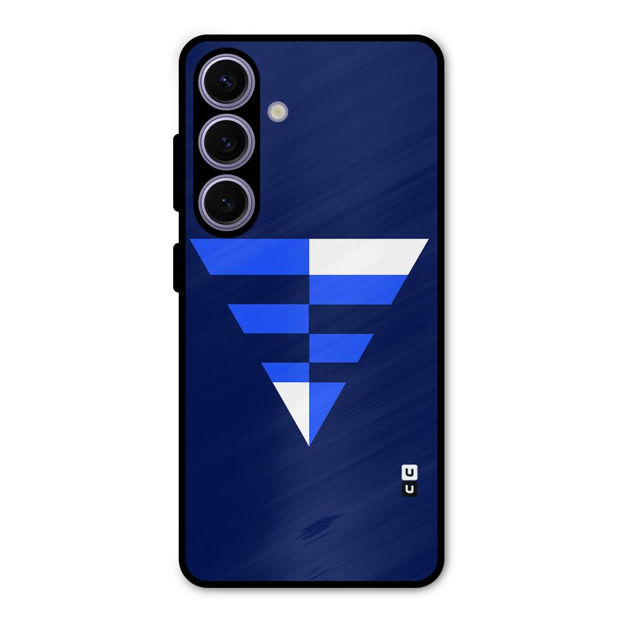 Minimalistic Abstract Inverted Triangle Metal Back Case for Galaxy S24