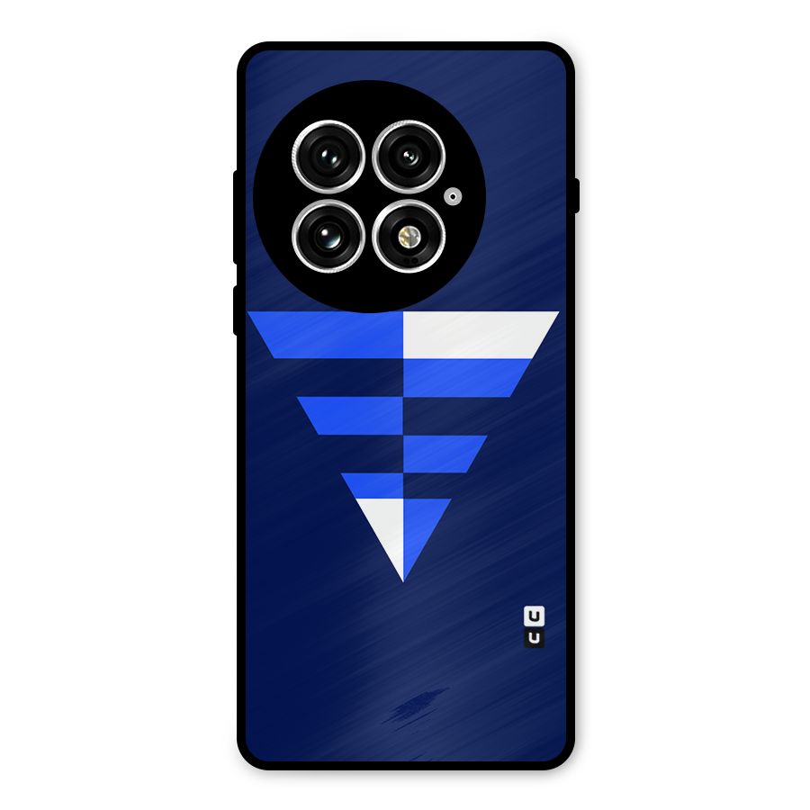 Minimalistic Abstract Inverted Triangle Metal Back Case for OnePlus 13