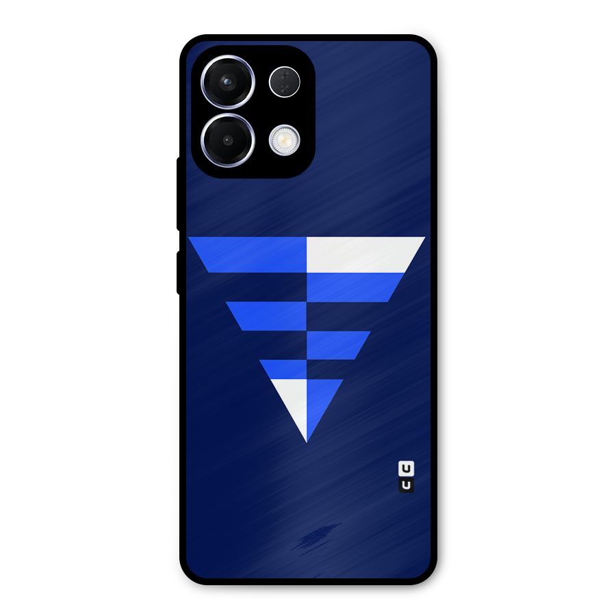 Minimalistic Abstract Inverted Triangle Metal Back Case for Oppo K13