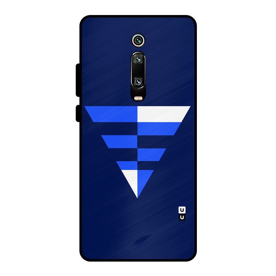 Minimalistic Abstract Inverted Triangle Metal Back Case for Redmi K20 Pro