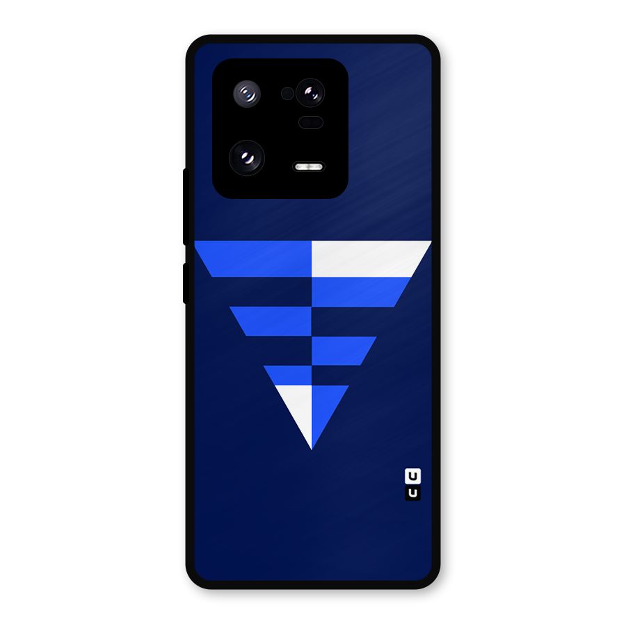 Minimalistic Abstract Inverted Triangle Metal Back Case for Xiaomi 13 Pro