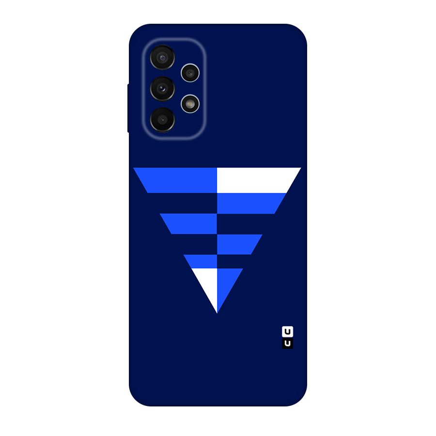 Minimalistic Abstract Inverted Triangle Original Polycarbonate Back Case for Galaxy A23