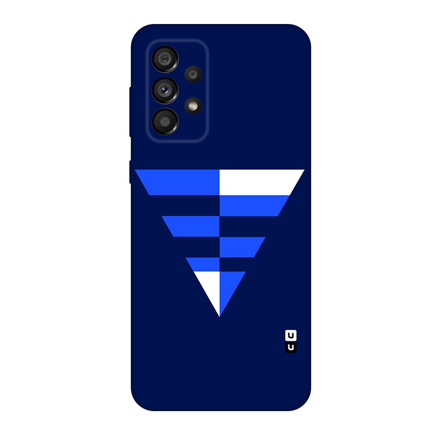 Minimalistic Abstract Inverted Triangle Original Polycarbonate Back Case for Galaxy A73 5G