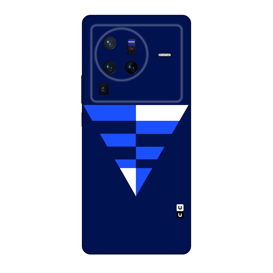 Minimalistic Abstract Inverted Triangle Original Polycarbonate Back Case for Vivo X80