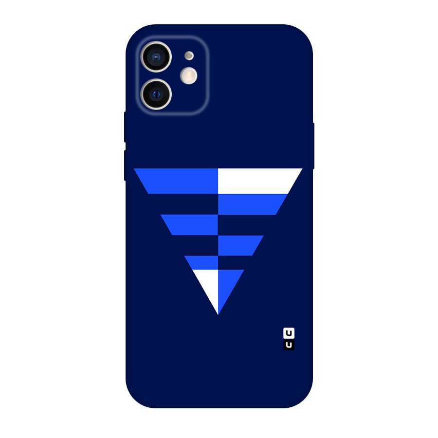 Minimalistic Abstract Inverted Triangle Original Polycarbonate Back Case for iPhone 12
