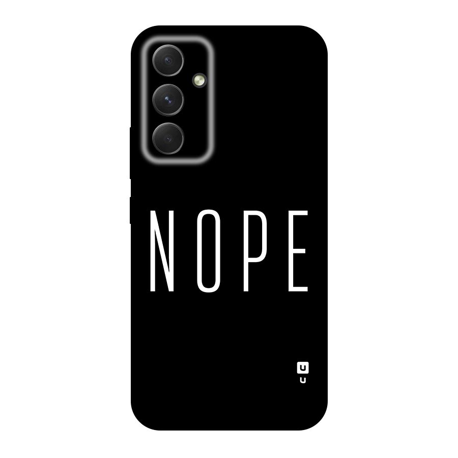 Minimalistic Nope Original Polycarbonate Back Case for Galaxy A54