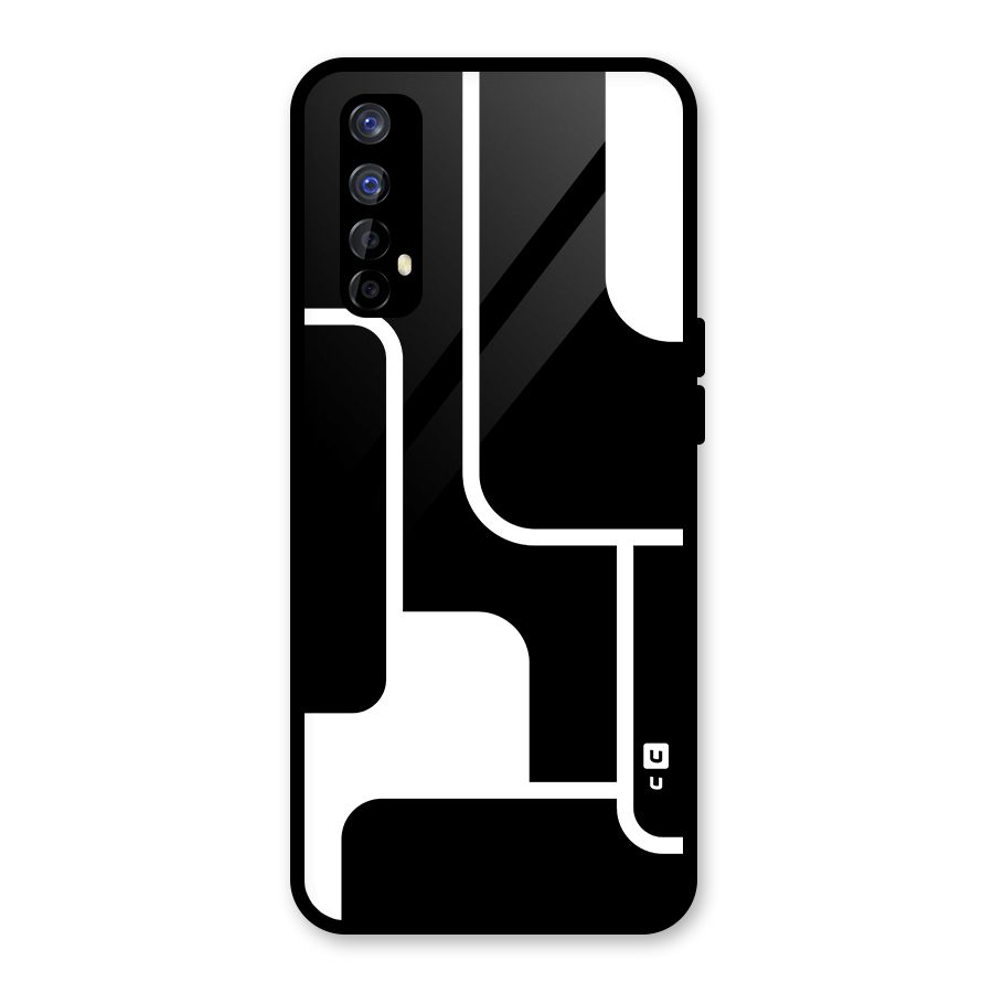 Minimalistic Shapes Glass Back Case for Realme Narzo 20 Pro