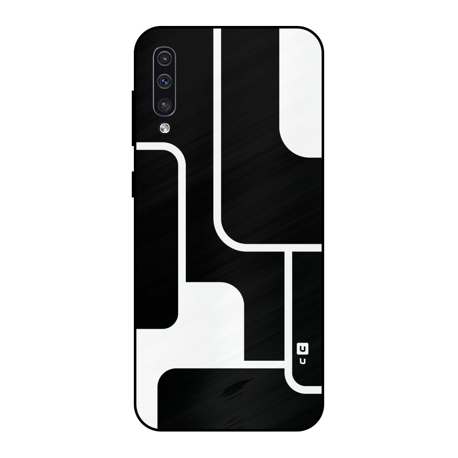 Minimalistic Shapes Metal Back Case for Galaxy A30s