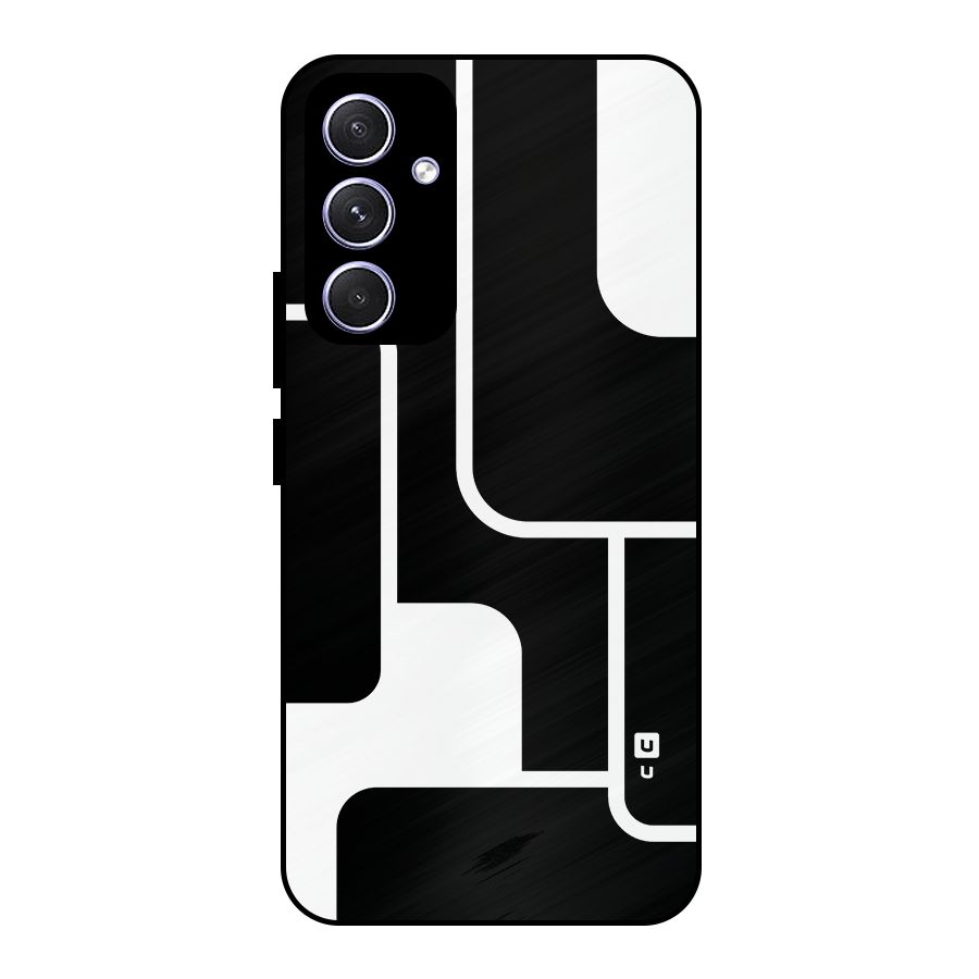 Minimalistic Shapes Metal Back Case for Galaxy A54