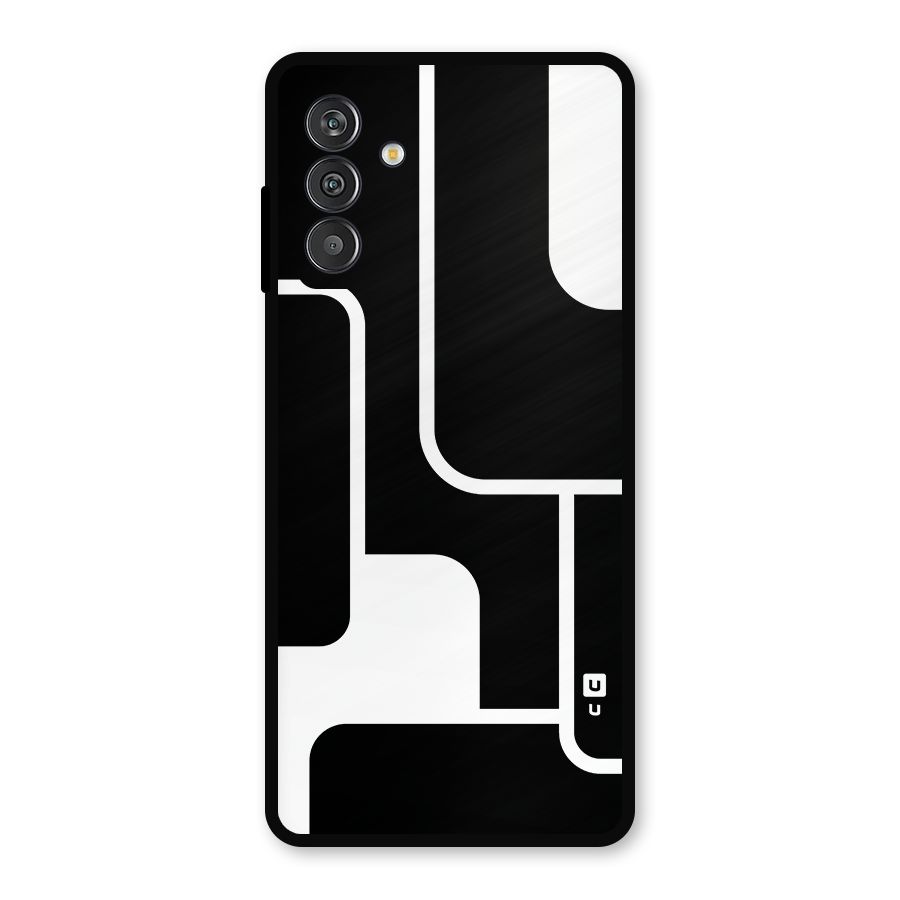 Minimalistic Shapes Metal Back Case for Galaxy F13