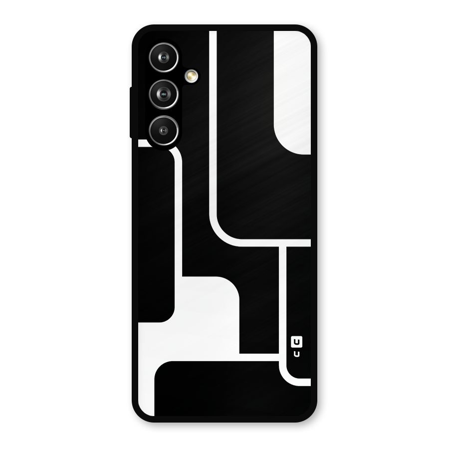 Minimalistic Shapes Metal Back Case for Galaxy F54