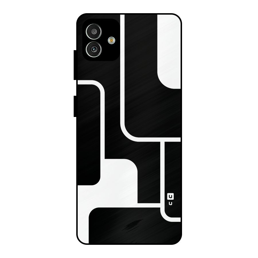 Minimalistic Shapes Metal Back Case for Galaxy M13 5G