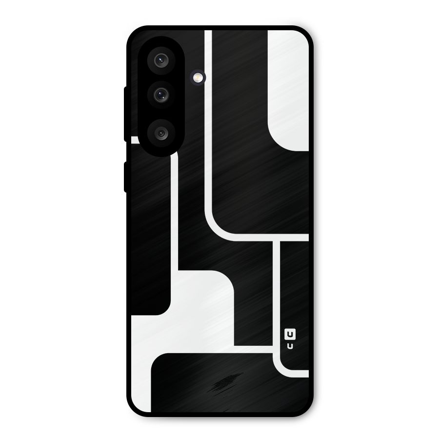 Minimalistic Shapes Metal Back Case for Galaxy M56