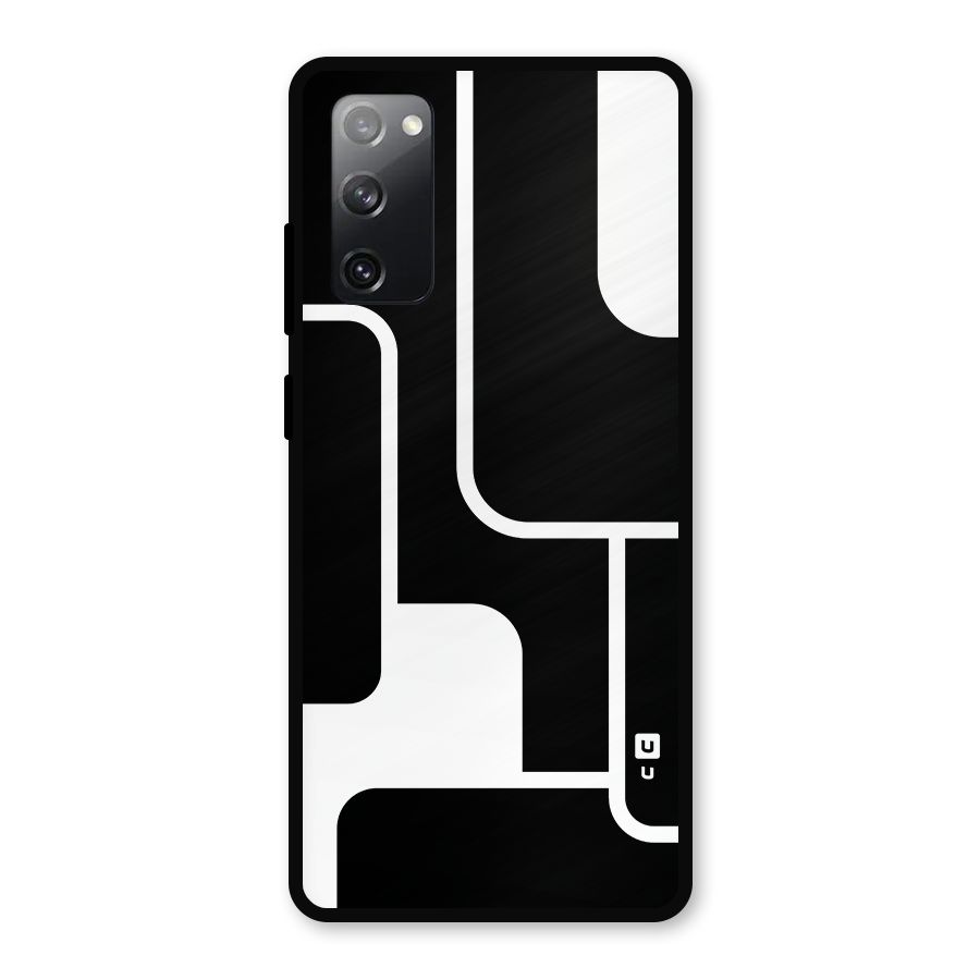 Minimalistic Shapes Metal Back Case for Galaxy S20 FE