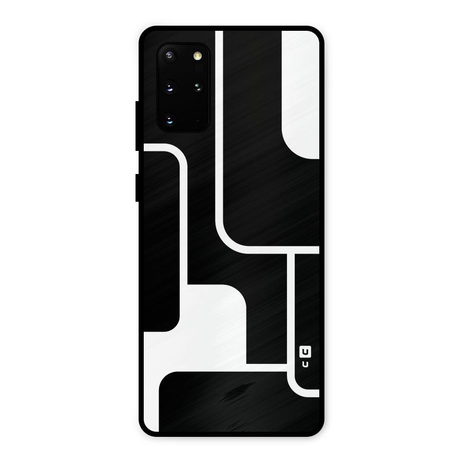 Minimalistic Shapes Metal Back Case for Galaxy S20 Plus