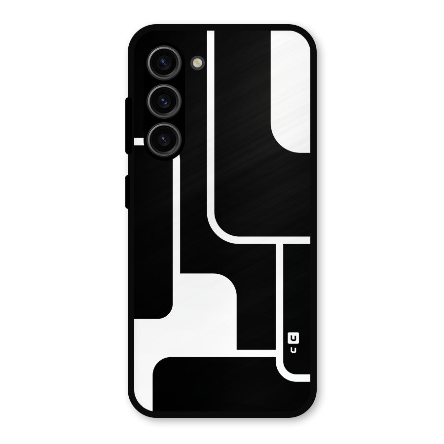 Minimalistic Shapes Metal Back Case for Galaxy S23