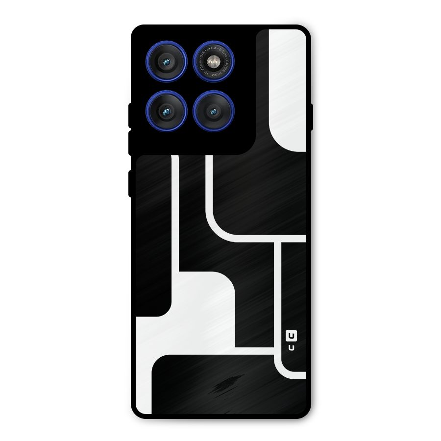 Minimalistic Shapes Metal Back Case for Motorola Edge 60 Pro