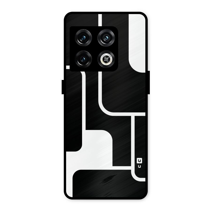 Minimalistic Shapes Metal Back Case for OnePlus 10 Pro 5G