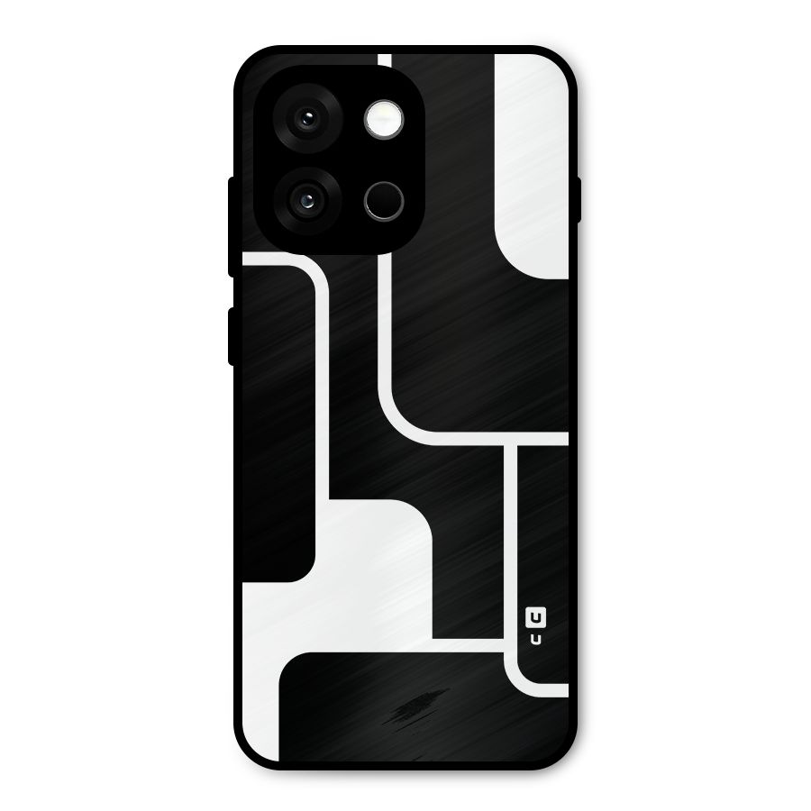 Minimalistic Shapes Metal Back Case for OnePlus 13s