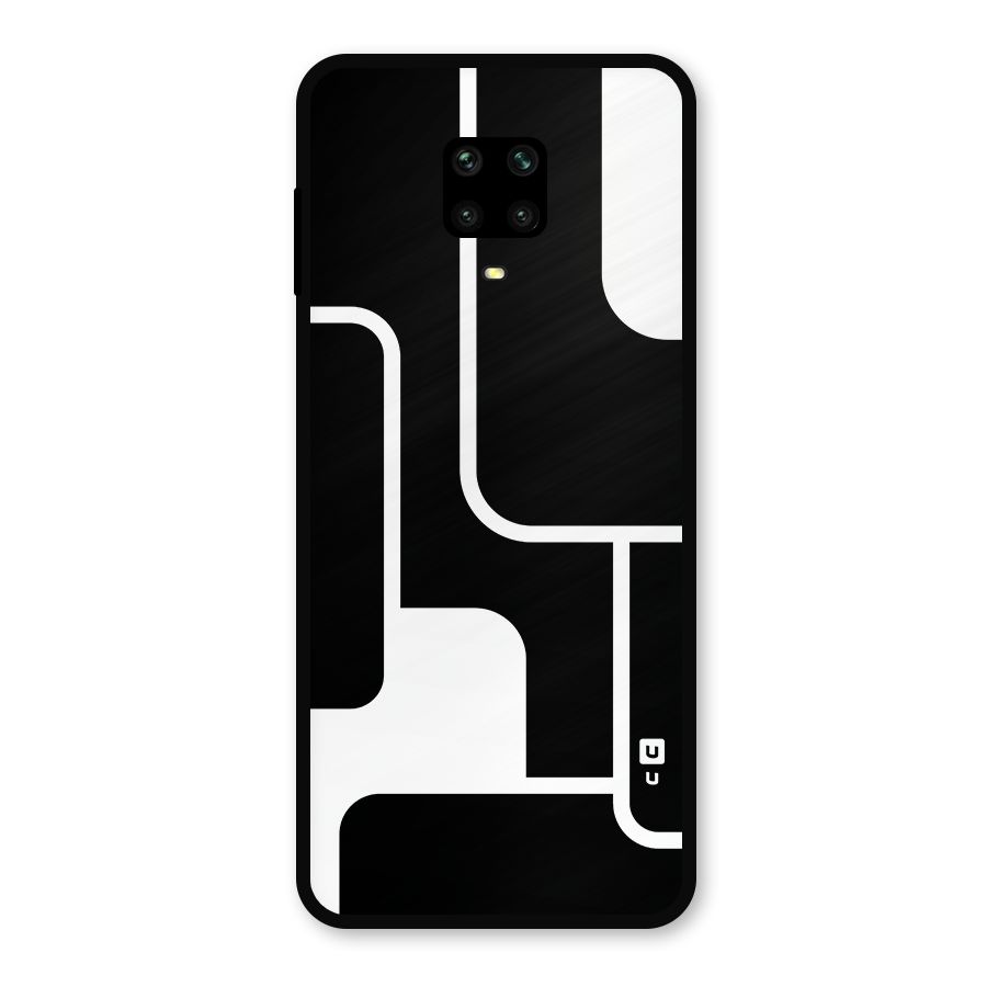 Minimalistic Shapes Metal Back Case for Poco M2 Pro