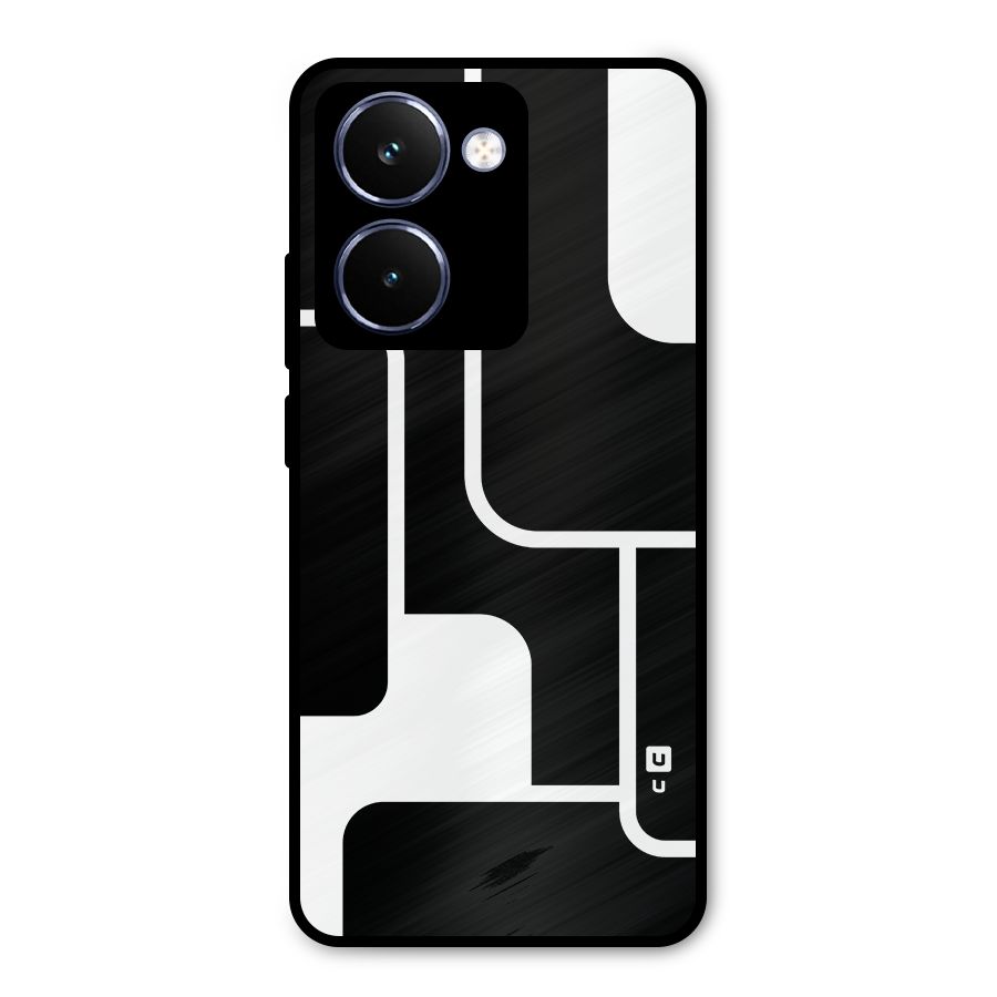 Minimalistic Shapes Metal Back Case for Realme P3 Ultra