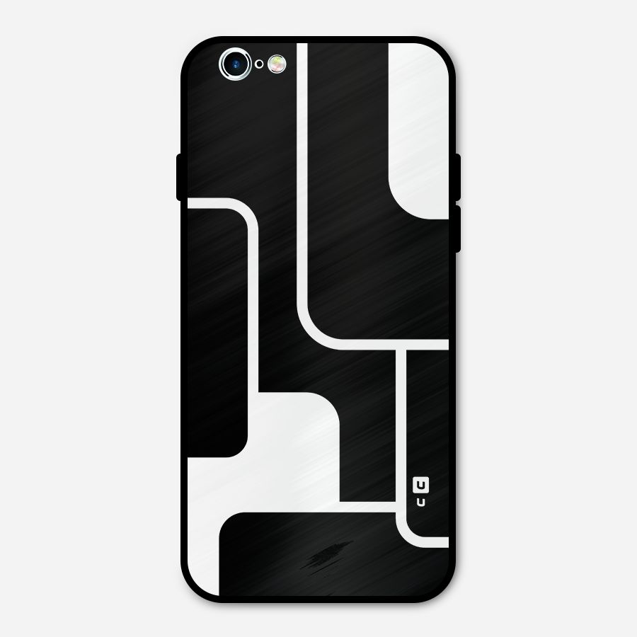 Minimalistic Shapes Metal Back Case for iPhone 6 6s