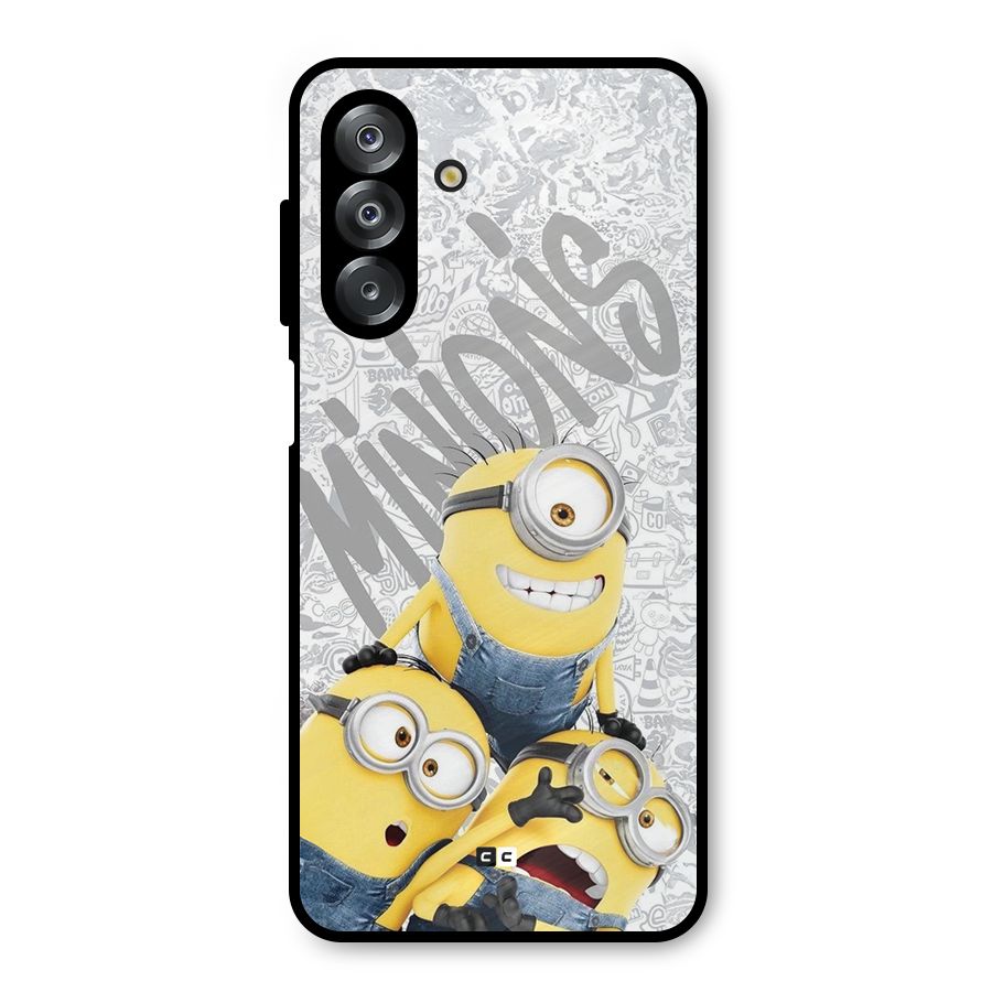 Minions Typo Metal Back Case for Galaxy A26