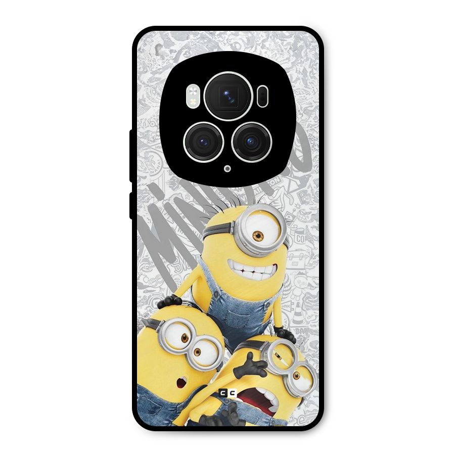 Minions Typo Metal Back Case for Honor Magic6 Pro