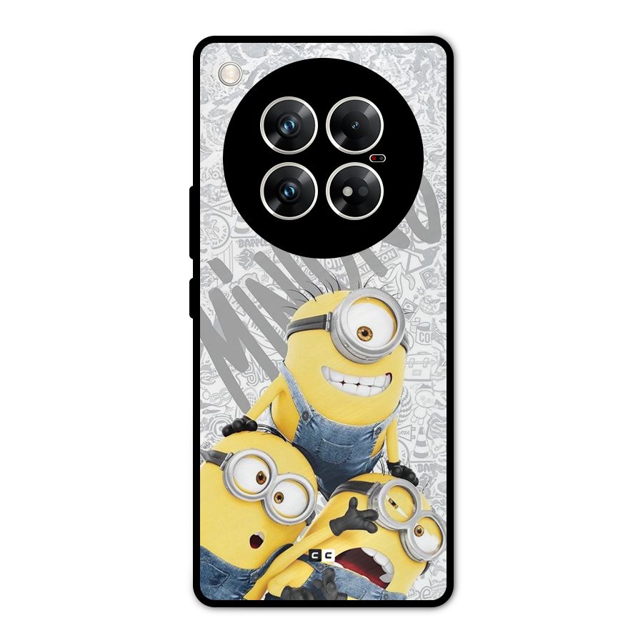 Minions Typo Metal Back Case for Infinix Zero 40 5G