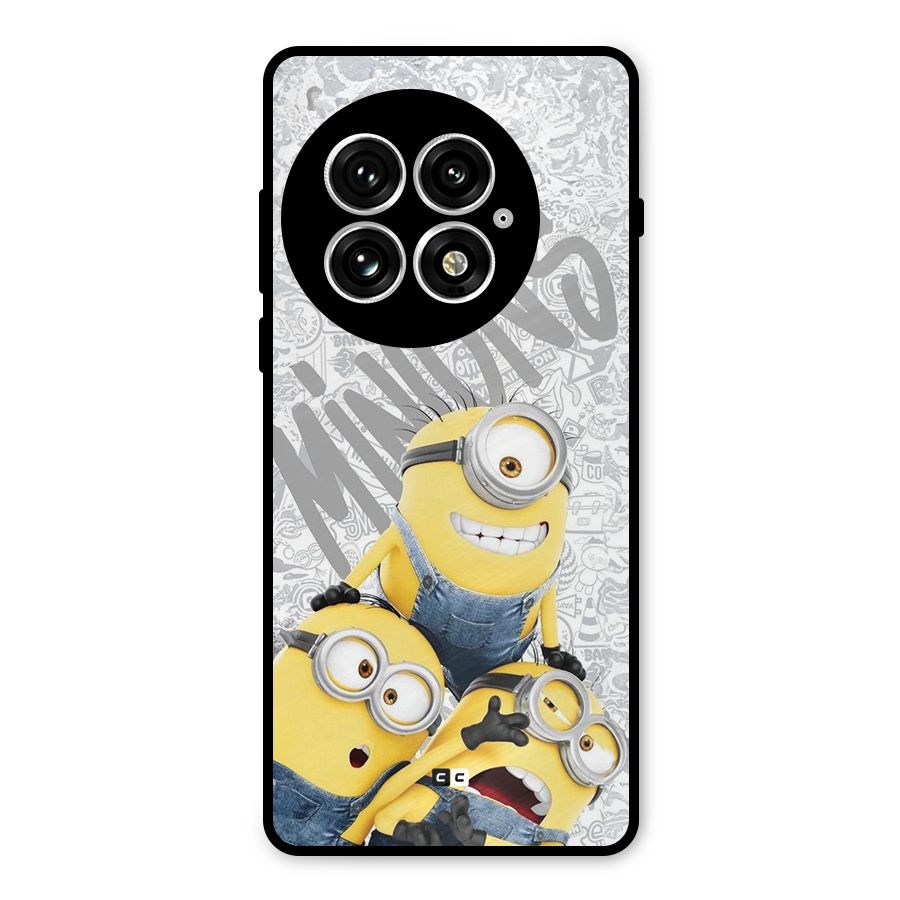 Minions Typo Metal Back Case for OnePlus 13