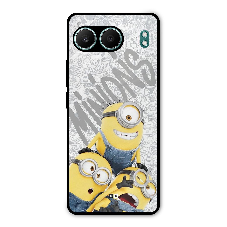 Minions Typo Metal Back Case for OnePlus Nord 4