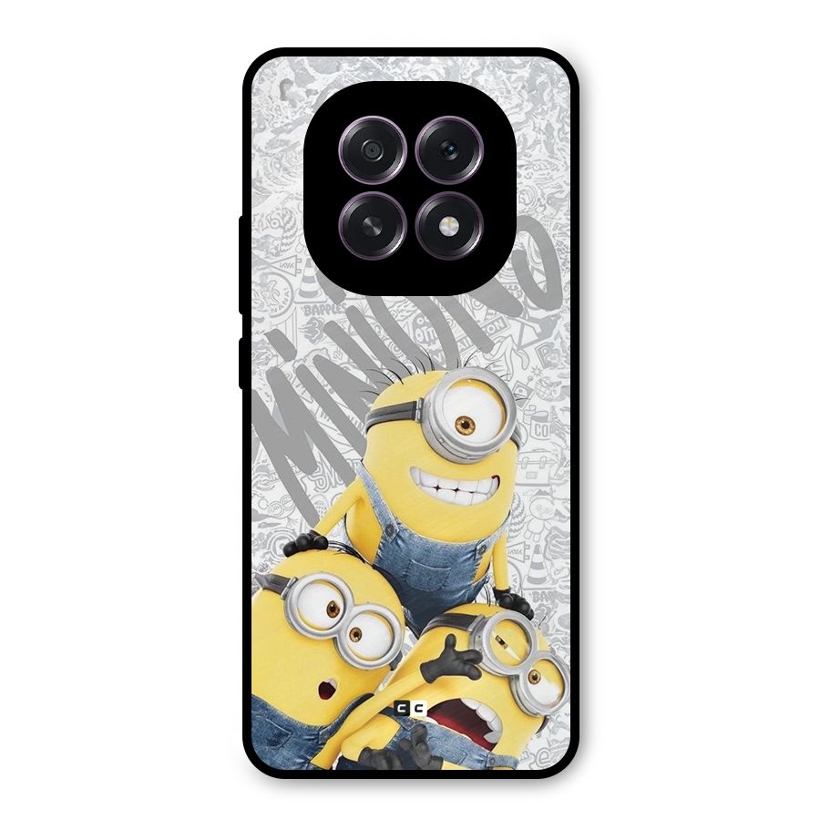 Minions Typo Metal Back Case for Oppo F29