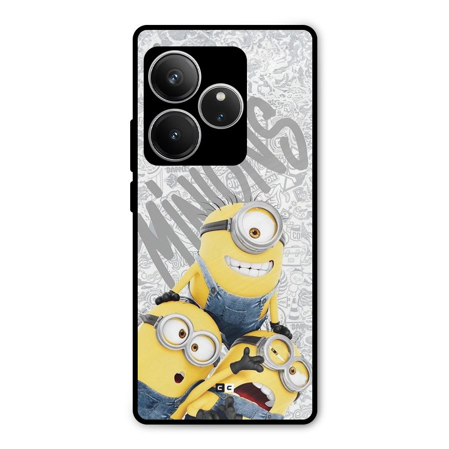 Minions Typo Metal Back Case for Realme GT 6