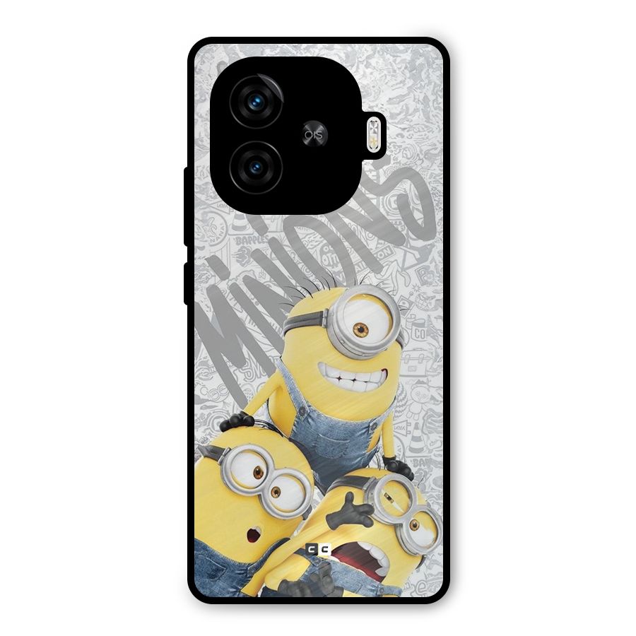 Minions Typo Metal Back Case for iQOO Neo 10R