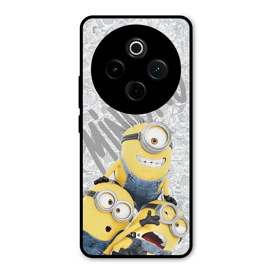 Minions Typo Metal Back Case for iQOO Z10