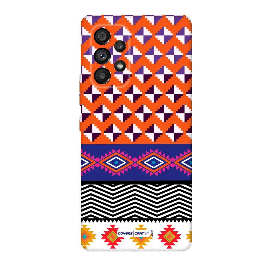 Mixed Pattern Aztec Original Polycarbonate Back Case for Galaxy A53 5G