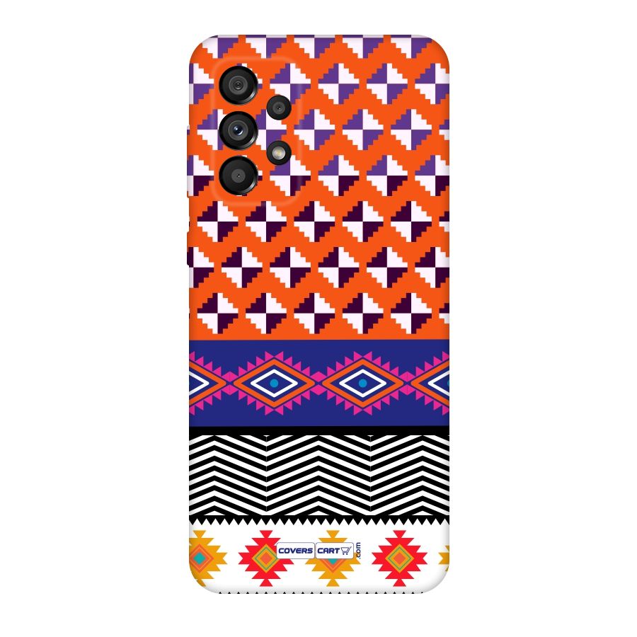 Mixed Pattern Aztec Original Polycarbonate Back Case for Galaxy A73 5G