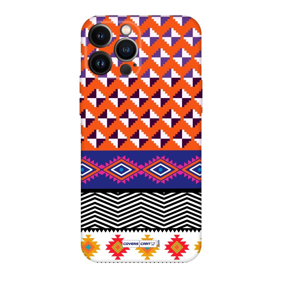 Mixed Pattern Aztec Original Polycarbonate Back Case for iPhone 13 Pro Max