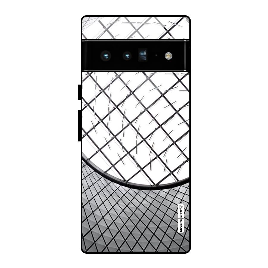 Modern Abstract Pattern Glass Back Case for Google Pixel 6 Pro