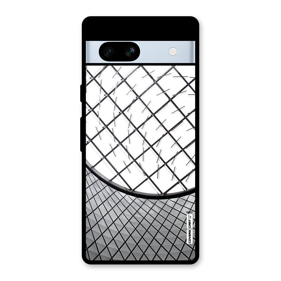 Modern Abstract Pattern Glass Back Case for Google Pixel 7a