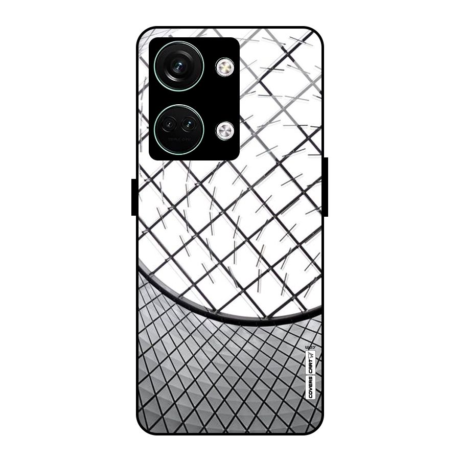 Modern Abstract Pattern Glass Back Case for Oneplus Nord 3