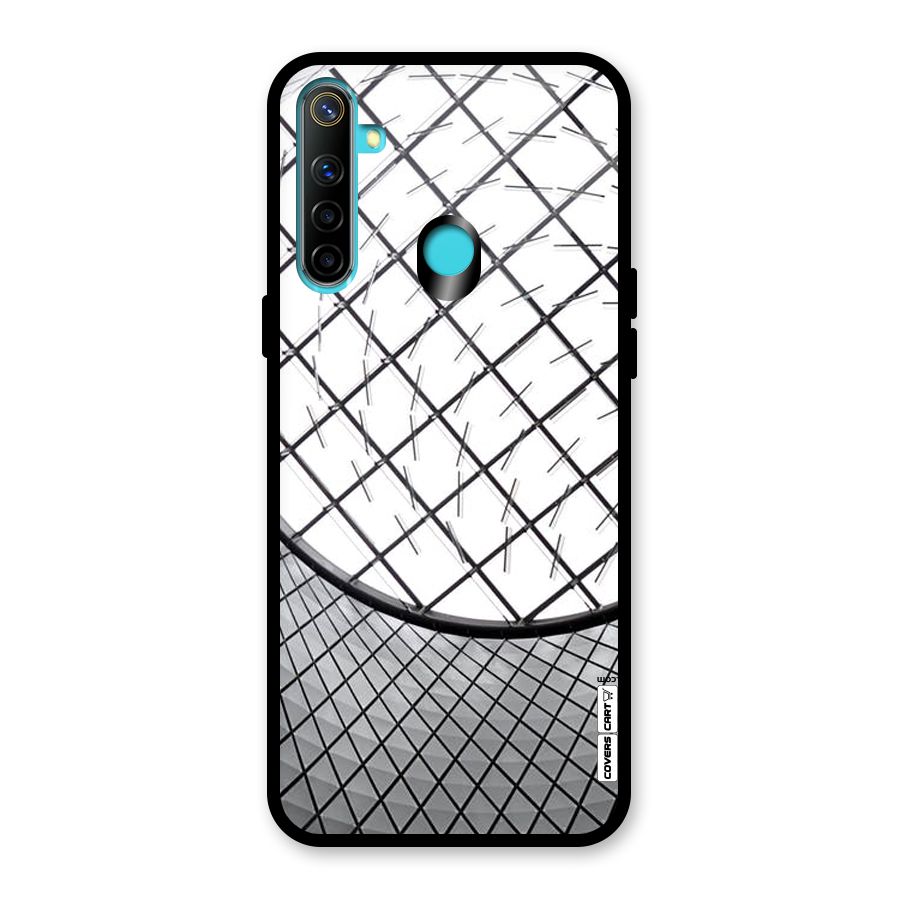 Modern Abstract Pattern Glass Back Case for Realme Narzo 10