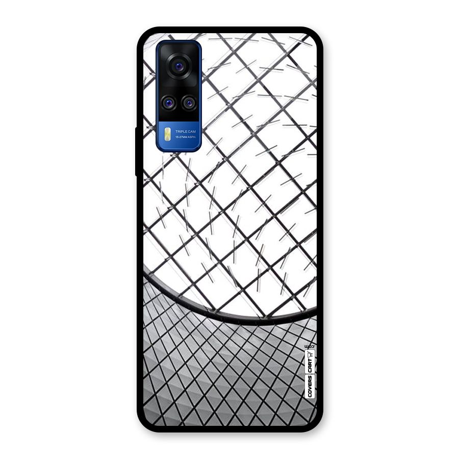 Modern Abstract Pattern Glass Back Case for Vivo Y31
