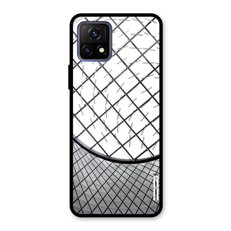 Modern Abstract Pattern Glass Back Case for Vivo Y72 5G