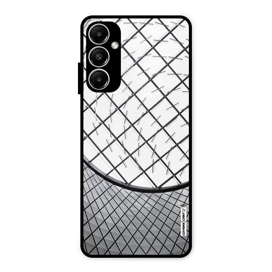 Modern Abstract Pattern Metal Back Case for Galaxy A05s