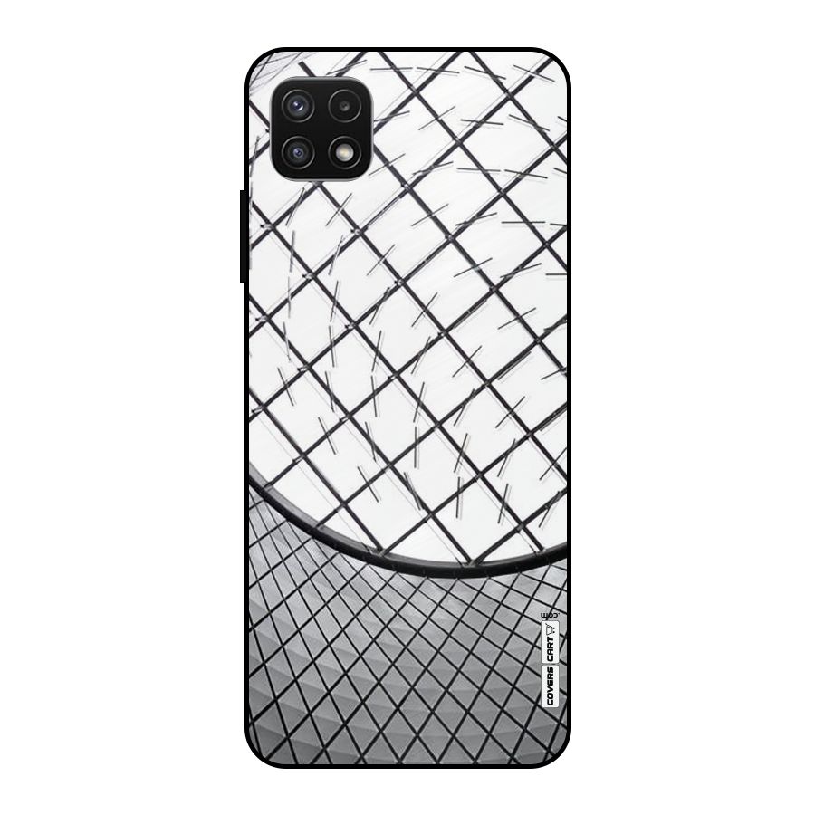 Modern Abstract Pattern Metal Back Case for Galaxy A22 5G